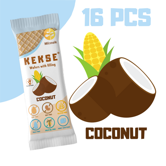 KEKSE COCONUT (Wafers with filling) 16 pcs