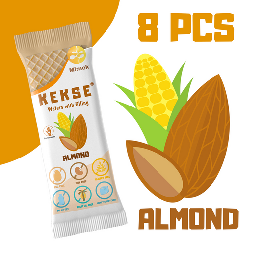 KEKSE ALMOND (Wafers with filling) 8 pcs
