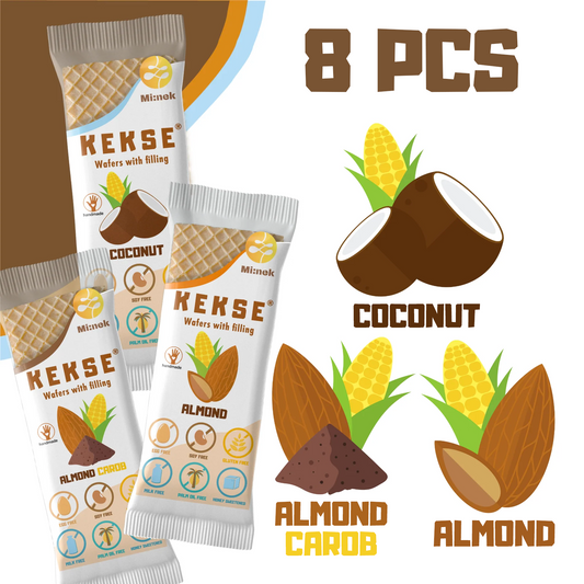 KEKSE MIX of wafers 8 pcs