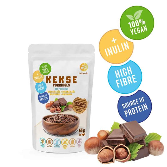 KEKSE Oat porridge Chocolate + Hazelnuts 55g
