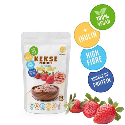 KEKSE Oat porridge Strawberry 55g