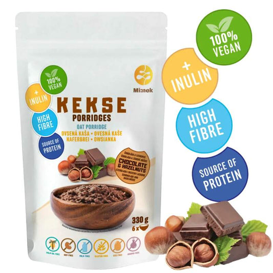 KEKSE Oat porridge Chocolate + Hazelnuts 330g