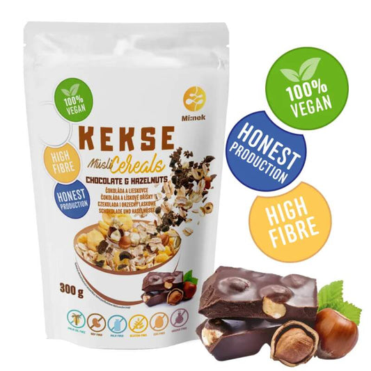 KEKSE Cereals Chocolate+Hazelnuts 300g