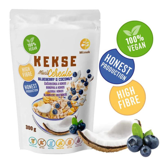 KEKSE Cereals Blueberry+Coconut 300g